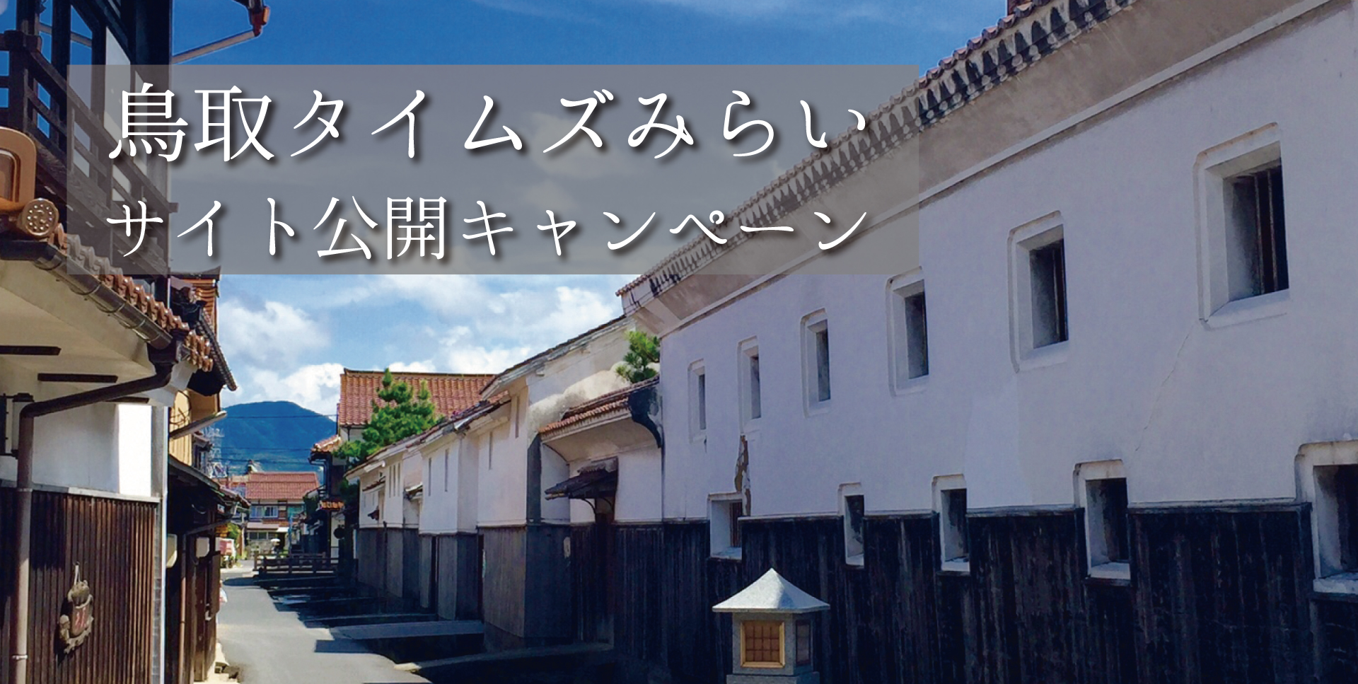 鳥取タイムズみらい　サイトオープンキャンペーン！